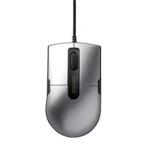 �y����񂹕i�z �o�b�t�@���[�@�L��BlueLED�}�E�X�@�É��@3�{�^���@S�T�C�Y�@�V���o�[�@BSMBU26SSSV�@1��