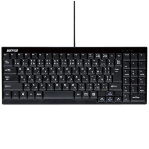 �y����񂹕i�z �o�b�t�@���[�@USB�ڑ��@�L���X�����L�[�{�[�h�@�u���b�N�@BSKBU14BK�@1��