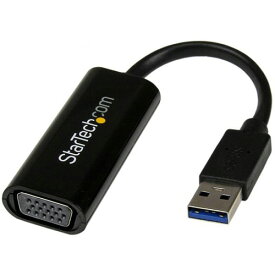 StarTech．com　スリムタイプ　USB3.0−VGA変換アダプタ　マルチディスプレイ対応　USB32VGAES　1個 【送料無料】