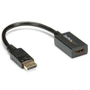 StarTechDcom@DisplayPort|HDMIϊA_v^@5D1cho͑Ή@IX^X@1920×1200Ή@ubN@DP2HDMI2@1