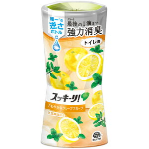 アース製薬 トイレのスッキーリ! ミントグレープフルーツ 400mL 1個