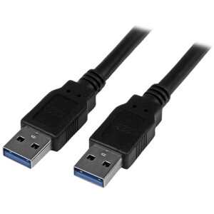 y񂹕iz StarTechDcom@USB3D0P[u@1D8m@Type@A|Type@A@IX^IX@ubN@USB3SAA6BK@1{
