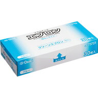 オオサキメディカル　クリーンエプロン　袖なし　ブルー　73723　1箱（30枚）