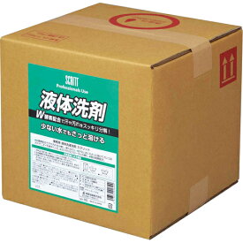 熊野油脂　スクリット　衣料用液体洗剤　10L　1箱 【送料無料】