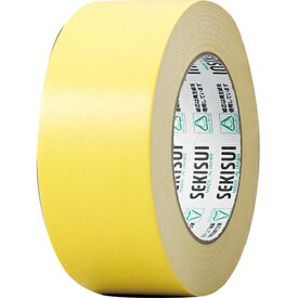 積水化学工業　カラークラフトテープ　No．500WC　50mm×50m　厚み約0．14mm　黄　K50WY13　1巻