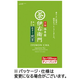 宇治の露製茶　伊右衛門　抹茶入り煎茶ティーバッグ　1袋（120バッグ）