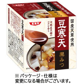 清水食品　SSK　国産天草使用　黒みつ豆寒天　230g　1個