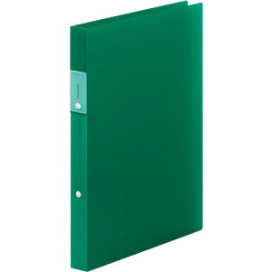 【お取寄せ品】 キングジム FAVORITES リングファイル(透明) A4タテ 2穴 140枚収容 背幅29mm 緑 FV621T−G 1冊