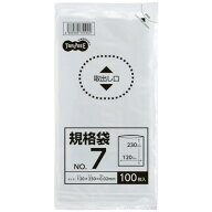 TANOSEE　規格袋　7号　0．02×120×230mm　1パック（100枚）