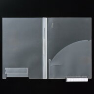 リヒトラブ　カルテフォルダー　ファスナー付　A4ヨコ　見出し紙付　下見出しタイプ　HK714U　1箱（50枚…