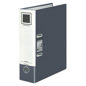 コクヨ レバッチファイル A4タテ 2穴 480枚収容 48mmとじ 背幅76mm ダークグレー フ−AL290DM 1冊