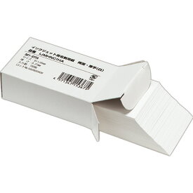 インクジェットプリンタ用名刺用紙　厚手　両面マット　91×55mm　ホワイト　1箱（100枚）