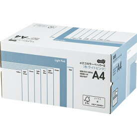 TANOSEE　αエコカラーペーパーII　A4　ライトピンク　業務用パック　1箱（5000枚：500枚×10冊） 【送料無料】
