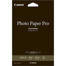 【お取寄せ品】 キヤノン　写真用紙・光沢　プロ　［プラチナグレード］　印画紙タイプ　PT−2012L30　2L判　8666B010　1冊（30枚）