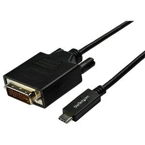 y񂹕iz StarTechDcom@USB@TypeC|DVI@ϊfBXvCP[u@3m@1920×1200Ή@ubN@CDP2DVI3MBNL@1{ yz