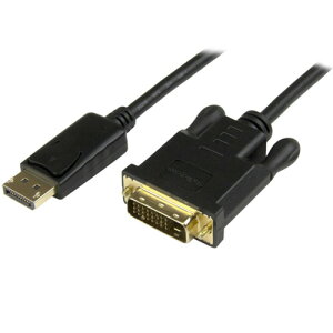 y񂹕iz StarTechDcom@DisplayPort|DVIϊP[uA_v^@91cm@IX^IX@1920×1200Ή@ubN@DP2DVI2MM3@1{ yz