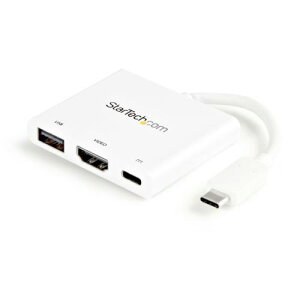 �y����񂹕i�z StarTech�Dcom�@USB�@Type�|C�ڑ�HDMI�f�B�X�v���C�ϊ��A�_�v�^�@�z���C�g�@CDP2HDUACPW�@1�� �y���������z