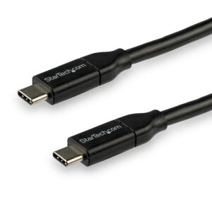 �y����񂹕i�z StarTech�Dcom�@USB2�D0�@Type�|C�P�[�u���@���d�[�d�Ή��@TypeC�i�I�X�j�|TypeC�i�I�X�j�@3m�@�u���b�N�@USB2C5C3M�@1�{ �y���������z