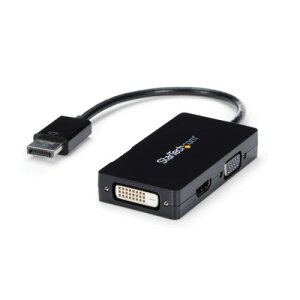 y񂹕iz StarTechDcom@DisplayPort|VGA^@DVI^@HDMIϊA_v^@ubN@DP2VGDVHD@1 yz