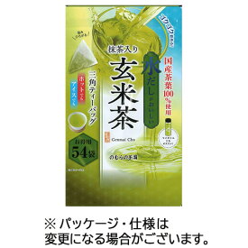 のむらの茶園　水出し抹茶入り玄米茶ティーバッグ　1パック（54バッグ）