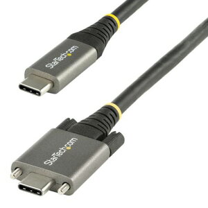 �y����񂹕i�z StarTech�Dcom�@�T�C�h���b�N�t��USB�|C�P�[�u���@50cm�@10Gbps�^USB�@3�D1�i3�D2�@Gen1�j�^100W�i5A�jPD�@USB31CCSLKV50CM�@1�{