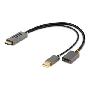 y񂹕iz StarTechDcom@fBXvCϊP[u@30cm@O[@128|HDMI|DISPLAYPORT@1 yz