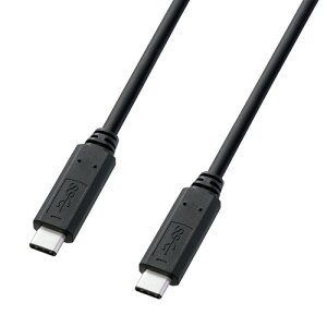 �y����񂹕i�z �T�����T�v���C�@USB3�D2�@Type�|C�@Gen1�@PD�Ή��P�[�u���@2m�@�u���b�N�iRoHS�w��10�����j�@KU30�|CCP320�@1�{ �y���������z