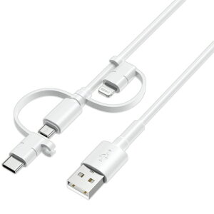 �n�C�f�B�X�N�@3in1�P�[�u���@1m�@�z���C�g�@�����[�d2�D4A�Ή��@HD�|3IN1MLC1WH�@1�{