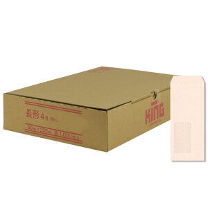 【お取寄せ品】 キングコーポレーション 窓明No.15 Hiソフトカラー封筒 長4 口のりなし 80g/m2 〒枠なし センター貼 ピンク 120218 1ケース(1000枚) 【送料無料】