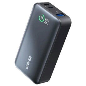 【お取寄せ品】 アンカージャパン　モバイルバッテリー　Anker　Power　Bank　（10000mAh　30W）　ブラック　A1256011　1個 【送料無料】