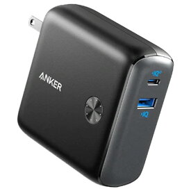 【お取寄せ品】 アンカージャパン　コンセント一体型モバイルバッテリー　Anker　PowerCore　Fusion　（9700mAh）　ブラック　A1623115　1個 【送料無料】