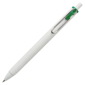 三菱鉛筆　ゲルインクボールペン　ユニボール　ワン　0．5mm　グリーン　（軸色：オフホワイト）　UMNS05．6　1本