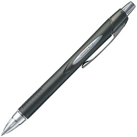 三菱鉛筆　油性ボールペン　ジェットストリーム　ラバーボディ　0．7mm　黒　（軸色：ガンメタリック）　SXN25007．43　1本