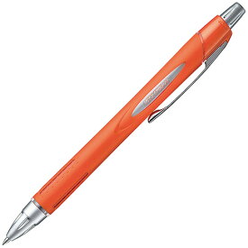 三菱鉛筆　油性ボールペン　ジェットストリーム　ラバーボディ　0．7mm　黒　（軸色：メタリックオレンジ）　SXN25007M．4　1本