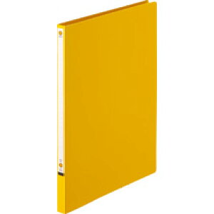 ライオン事務器 パームファイル 標準Z式 A4タテ 100枚収容 背幅18mm 黄 No.84−A4S 1冊