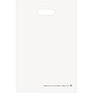 TANOSEE ポリエチレン手提袋(小判抜き) HD M ホワイト 1パック(50枚)
