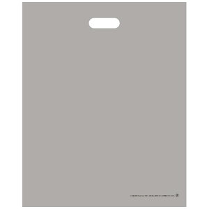 TANOSEE ポリエチレン手提袋(小判抜き) HD LL シルバー 1パック(50枚)