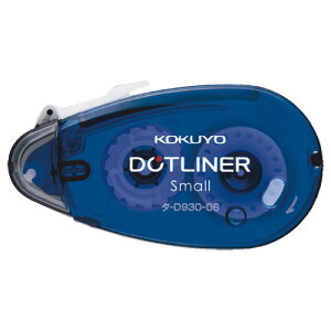 コクヨ テープのり ドットライナースモール 6mm×13m 青 タ−D930−06B 1個