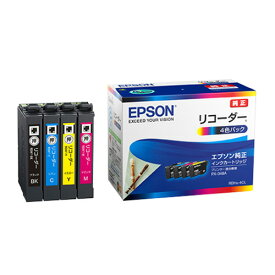 エプソン　インクカートリッジ　リコーダー　4色パック　RDH－4CL　1箱（4個：各色1個） 【送料無料】