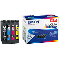 エプソン　インクカートリッジ　カードケース　4色パック　IB10CL4A　1箱（4個：各色1個） 【送料無料】