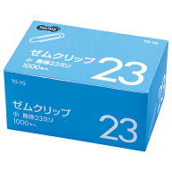 TANOSEE　ゼムクリップ　小　23mm　シルバー　業務用パック　1箱（1000本）