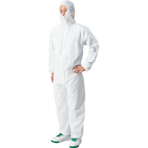 川西工業 不織布使い捨てつなぎ 防塵タイプ LL #7017LL 1着