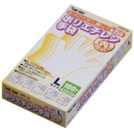 川西工業　ポリエチレン手袋　内エンボス　クリア　L　＃2013　1箱（100枚）