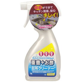 【お取寄せ品】 友和　重曹＋お酢　台所クリーナー　本体　400ml　1本