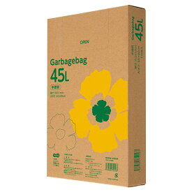 TANOSEE　ゴミ袋エコノミー　半透明　45L　BOXタイプ　1箱（110枚）