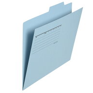 プラス　個別フォルダー　エコノミータイプ　A4　ロイヤルブルー　FL−081IF　1パック（10冊）