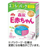 森永乳業　乳児用ミルク　E赤ちゃん　エコらくパック　つめかえ　400g／袋　1パック（2袋） 【送料無料】