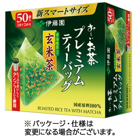 伊藤園　おーいお茶　プレミアムティーバッグ　宇治抹茶入り玄米茶　1箱（50バッグ）