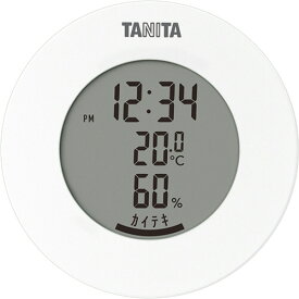 【お取寄せ品】 タニタ　デジタル温湿度計　ホワイト　TT−585WH　1個