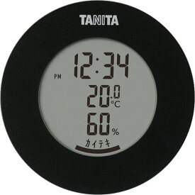 【お取寄せ品】 タニタ　デジタル温湿度計　ブラック　TT−585BK　1個